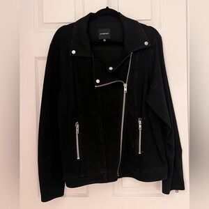 Liverpool Black Jacket with Silver Accents